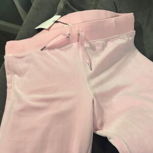 Zara Pink Velour Joggers